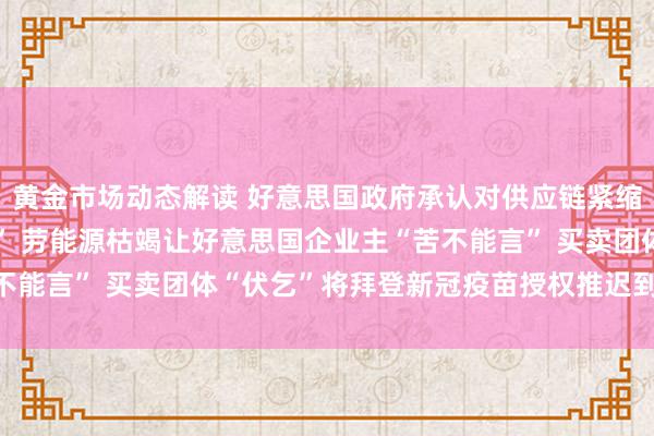 黄金市场动态解读 好意思国政府承认对供应链紧缩宏不雅调控“窝囊为力” 劳能源枯竭让好意思国企业主“苦不能言” 买卖团体“伏乞”将拜登新冠疫苗授权推迟到假期之后