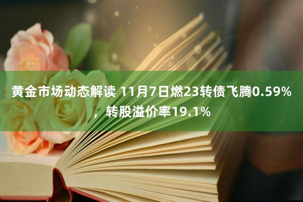 黄金市场动态解读 11月7日燃23转债飞腾0.59%，转股溢价率19.1%