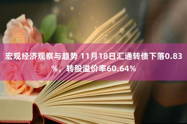 宏观经济观察与趋势 11月18日汇通转债下落0.83%，转股溢价率60.64%