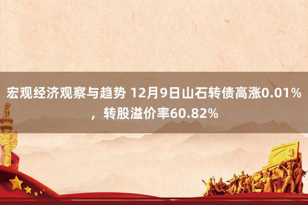 宏观经济观察与趋势 12月9日山石转债高涨0.01%，转股溢价率60.82%