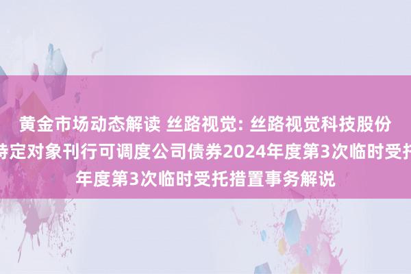 黄金市场动态解读 丝路视觉: 丝路视觉科技股份有限公司向不特定对象刊行可调度公司债券2024年度第3次临时受托措置事务解说