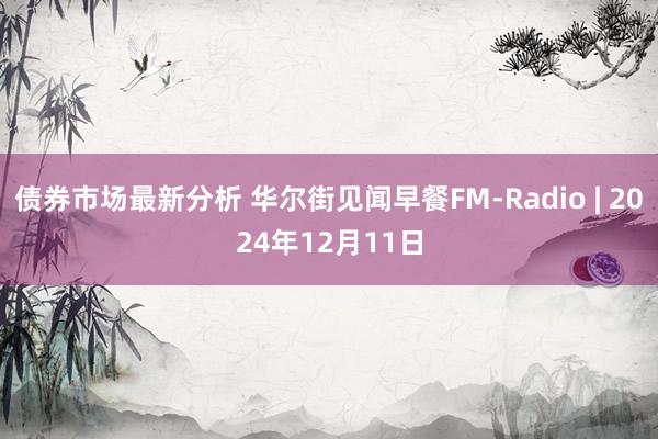 债券市场最新分析 华尔街见闻早餐FM-Radio | 2024年12月11日