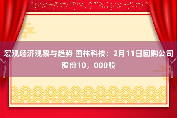 宏观经济观察与趋势 国林科技：2月11日回购公司股份10，000股