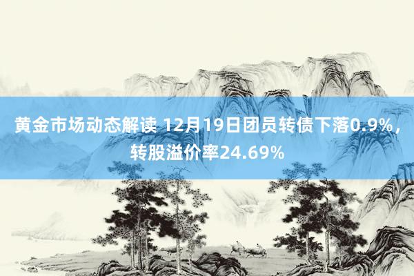 黄金市场动态解读 12月19日团员转债下落0.9%，转股溢价率24.69%